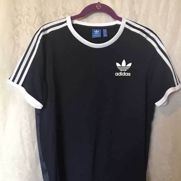 womens blue adidas top